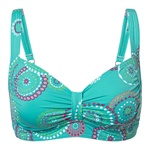 Abecita Eye Catching Kanters Delight Bra. Bikinioverdel uden bøjle med lommer til proteseindlæg.

