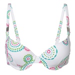 Abecita Eye Catching Padded Bra. Formet og vatteret bikinioverdel.

