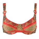 Abecita African Queen Wired Bra. Bøjlebikini med syninger på skålen for den bedste pasform.

