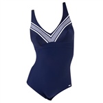 Abecita Norma Jean Kanters Swimsuit. Klassisk badedragt, skåret under bysten for en flot effekt. 

