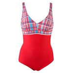 Abecita Zuppa Inglese Kanters Swimsuit. Klassisk badedragt. Regulerbare skulderstropper. Skæring under barmen giver en flot effekt. 

